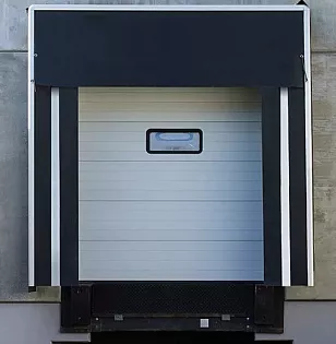 Черный перегрузочный тамбур DoorHan